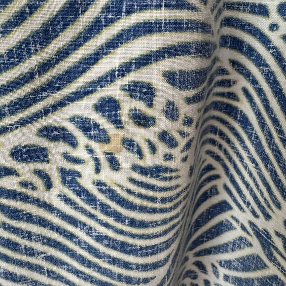 Reyn Spooner Buttoned Shirt Blue Reverse Print Hawaiian Waves Dolphins USA XL - Picture 5 of 9